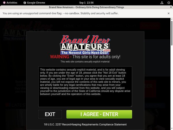 Brand New Amateurs Reduced Rate