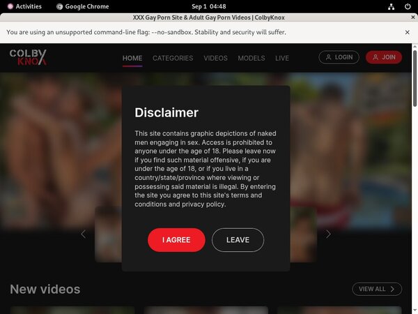 Colbyknox.com Member Login