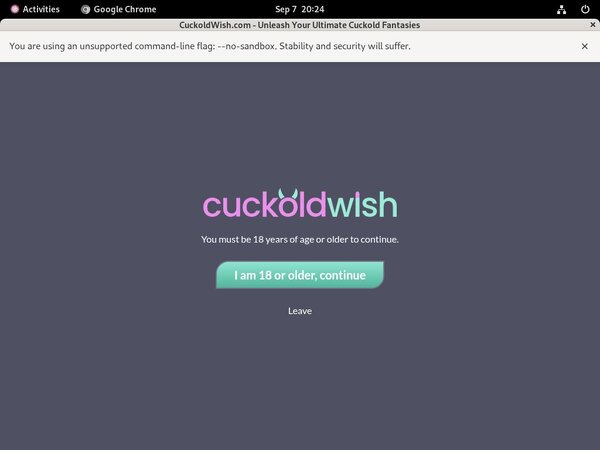 Cuckoldwish.com Day Trial