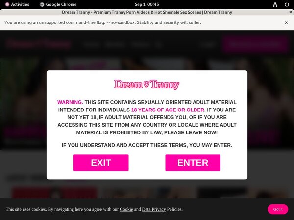 Dream Tranny Pay Using