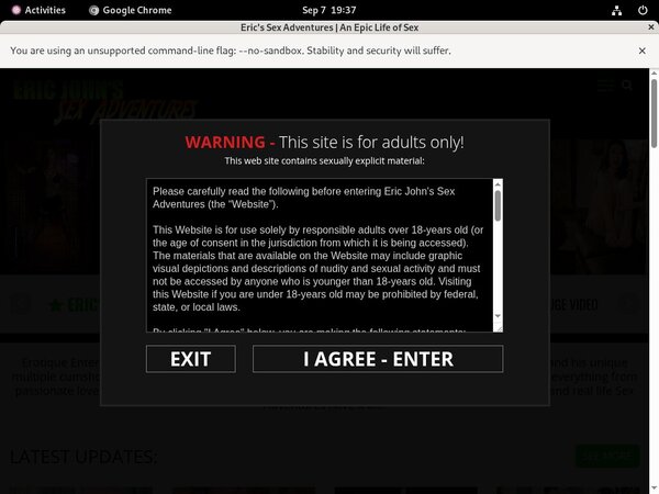 Ericjohnssexadventures.com Review