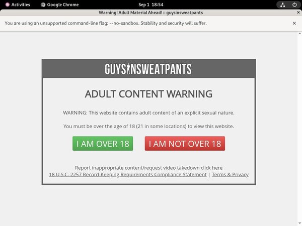Free Logins For Guysinsweatpants.com