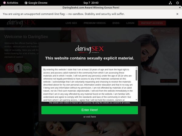 Free Pass For Daringsexhd