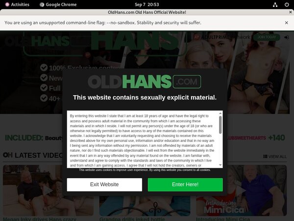 Free Premium Accounts For Old Hans
