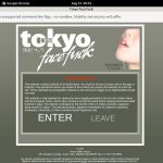 Free Working Tokyo Face Fuck Logins
