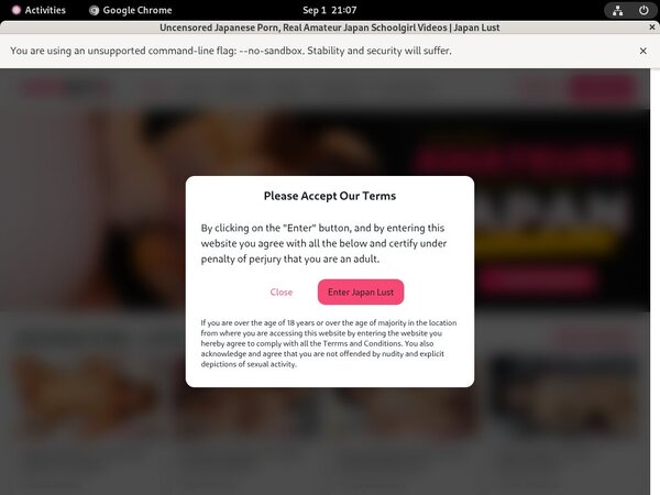 Get Japan Lust Password