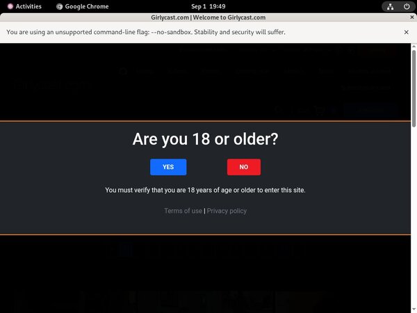 GirlyCast.com Buy Membership