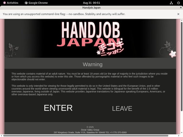 Handjob Japan Mobile Pass