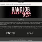 Handjob Japan With JCB Card