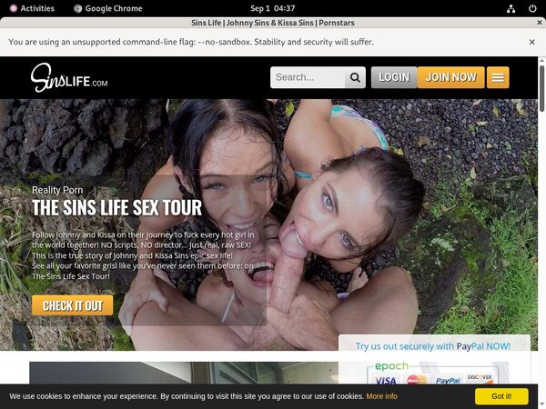 How To Join Sinslife.com For Free