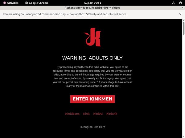 Kinkmen.com Sign Up Discount