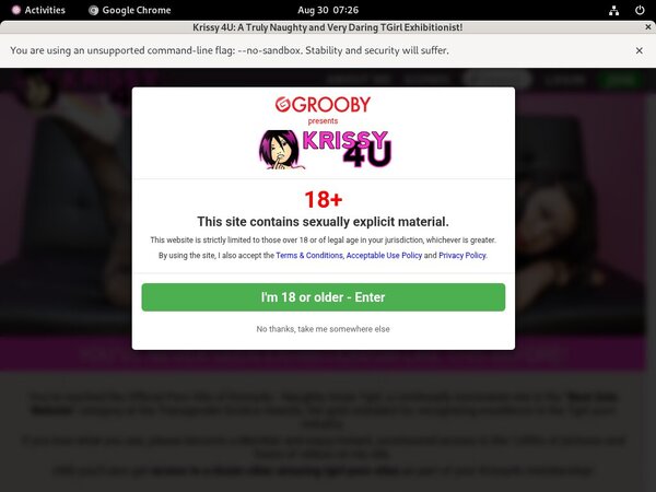 Krissy 4 U Paysite Discounts
