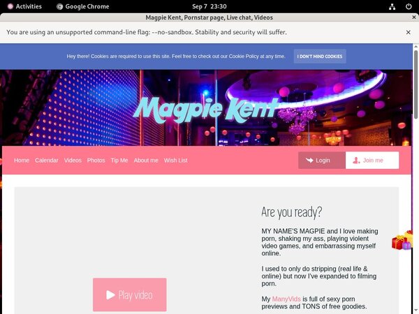 Magpiekent.modelcentro.com Free Mobile