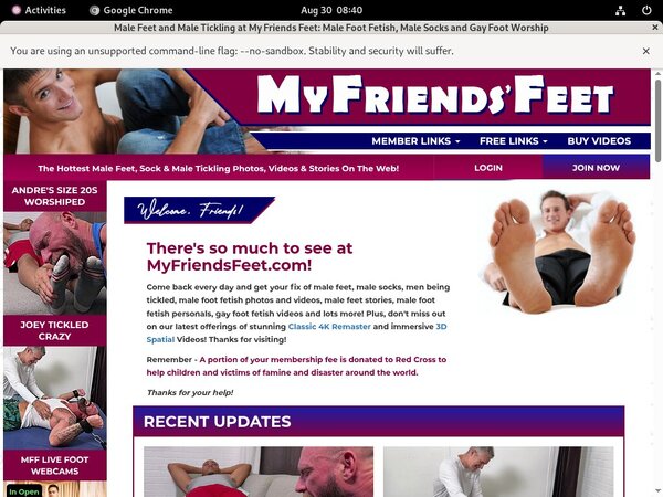 My Friends Feet Discount Code