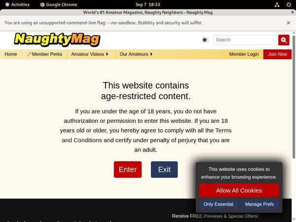 Naughtymag Password Username