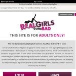 Realgirlsgonebad Paysites Reviews