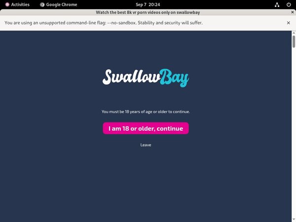 Swallow Bay Vendo Page