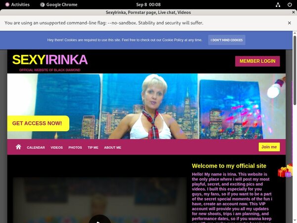Trial Membership Sexyirinka.modelcentro.com