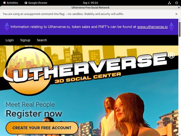 Utherverse Trial Coupon