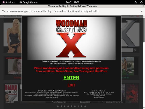 Woodmancastingx.com Checkout Page