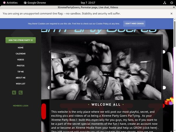 XtremePartyGoers Promo Codes