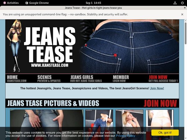 Jeans Tease Instagram