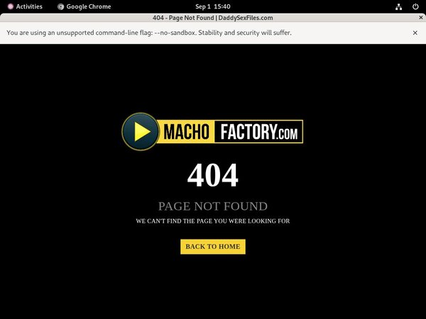 Macho Factory Promo Tour Macho Factory Promo Tour