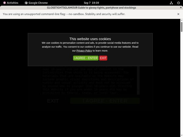 Gloss Tights Glamour Anal